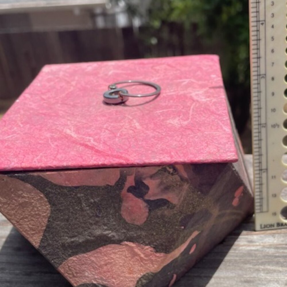 Japanese Handmade Paper Box - Picture 6 of 7